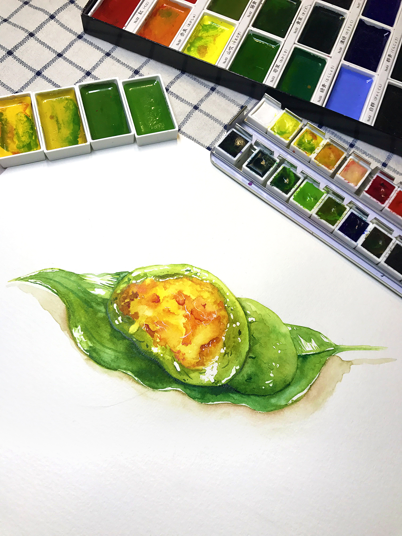 【从零学会画水彩】《跳舞兰》 花卉篇vol.