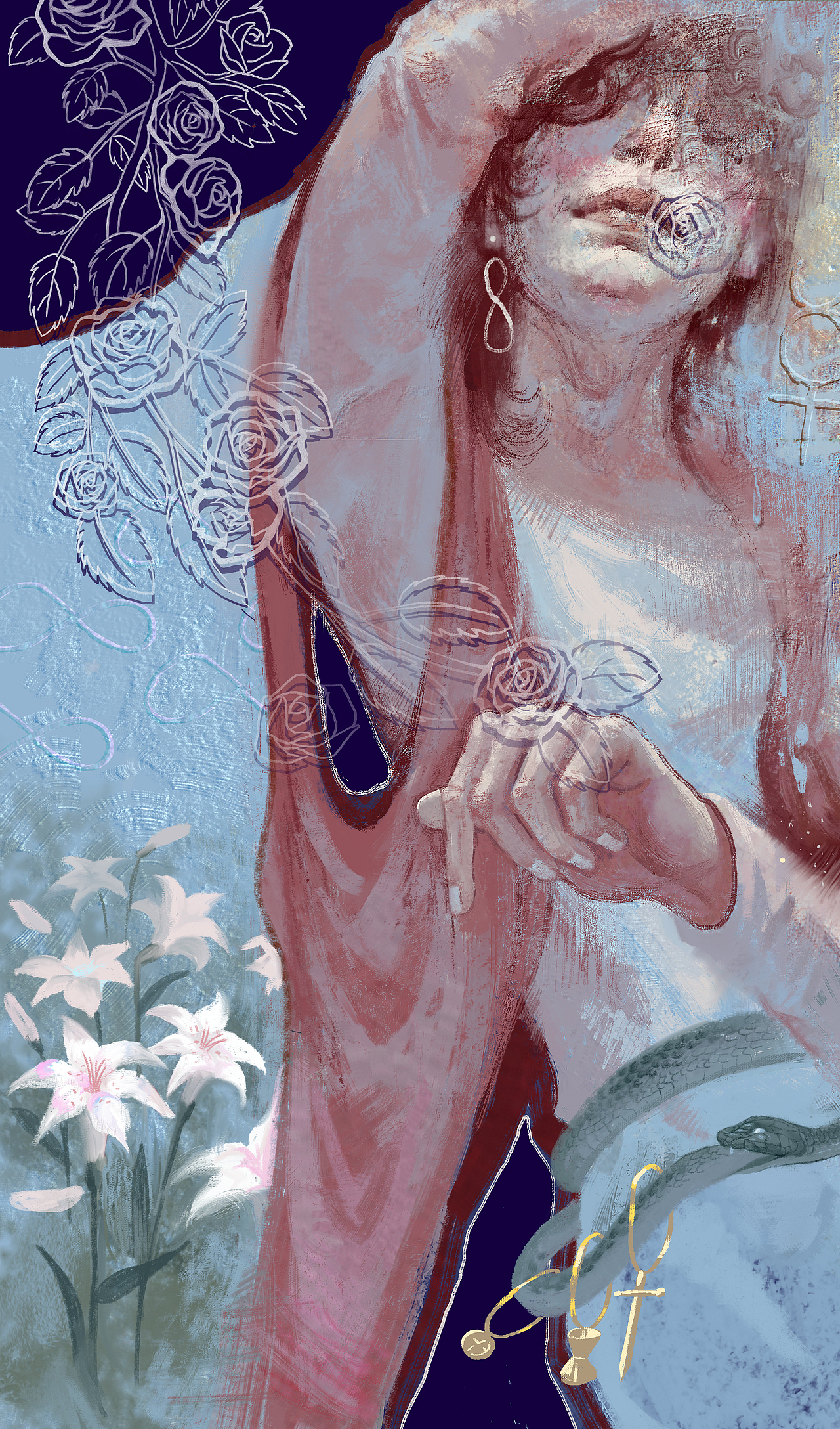 78沉睡塔罗】系列插画—i.魔术师