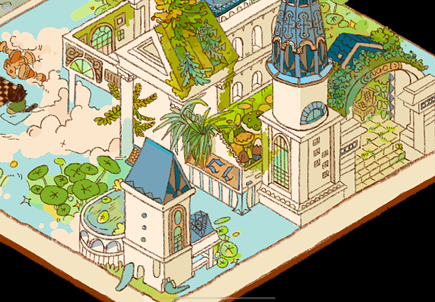 【小镇系列五】幻想世界 原创插画（图ZMzE4NjM0MzYw） - 儿童插画 - 站酷设计师插画师氯化钠原创素材 - 站酷ZCOOL