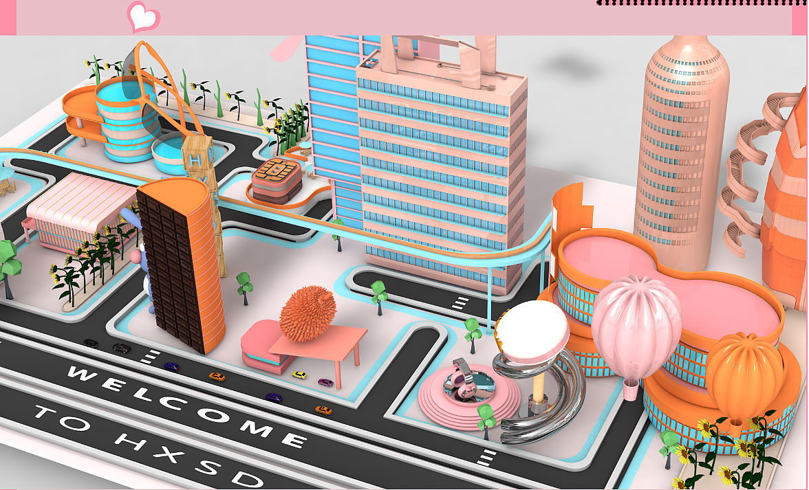 三维城市建筑|三维|建筑/空间|木灵鲸辉 - 原创作品 - 站酷 (zcool)