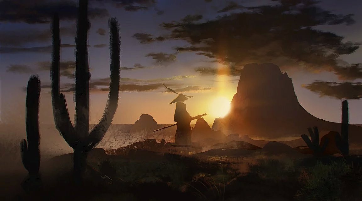 < the lonely shepherd > 学生作业的修改-示范