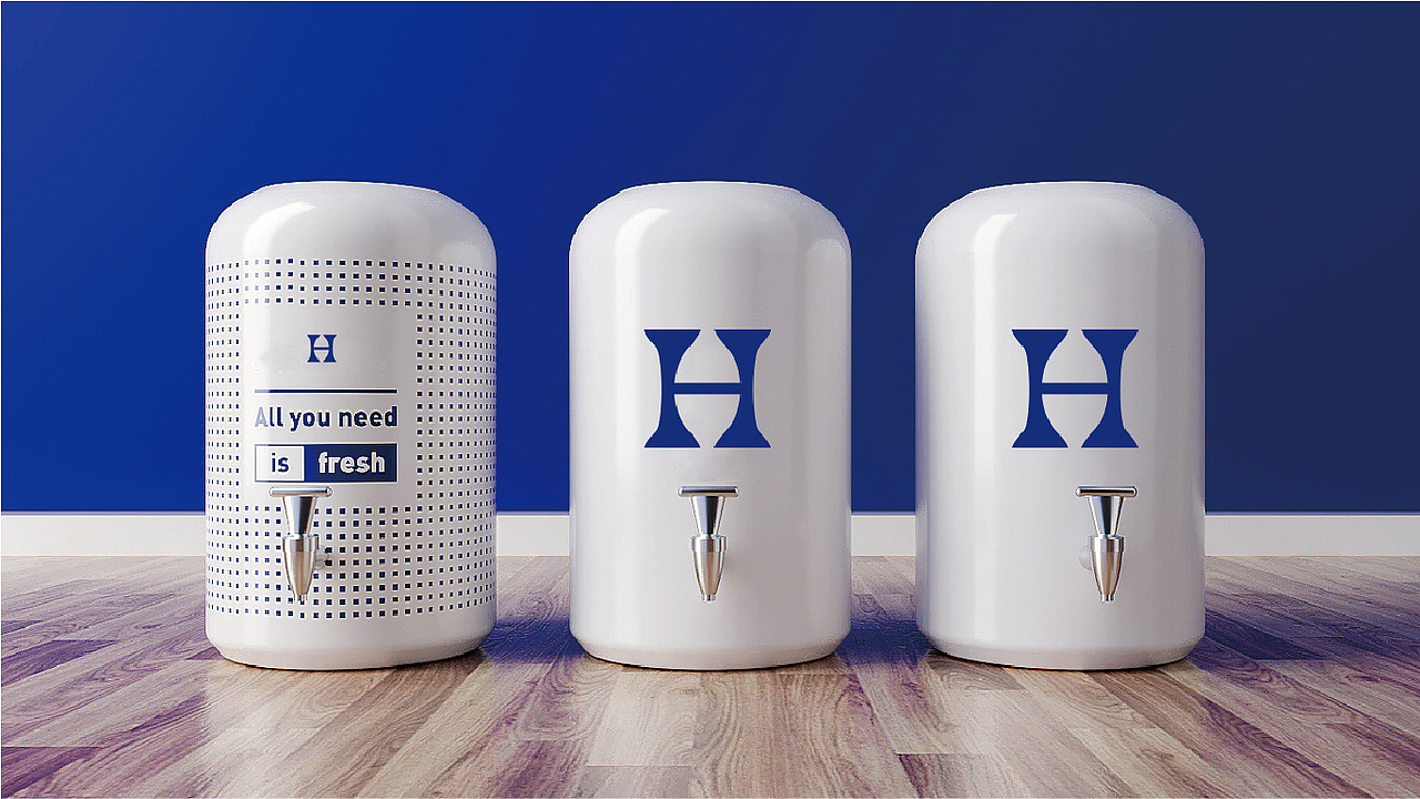 浩得闲 奶茶柠檬茶饮品品牌标志设计