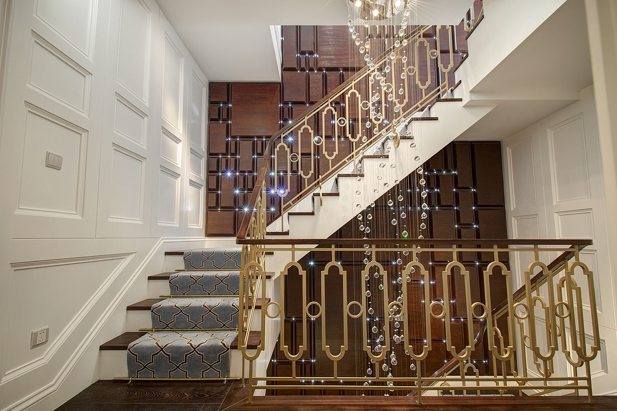 万安县土豪业主，新古典风格，全案设计装修别墅，庭院（图ZMTcyOTExMDI0） - 家装设计 - 站酷设计师青本原创素材 - 站酷ZCOOL