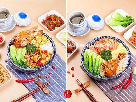 成都外卖美食拍摄菜品摄影简餐拍摄烤鸭饭拍摄