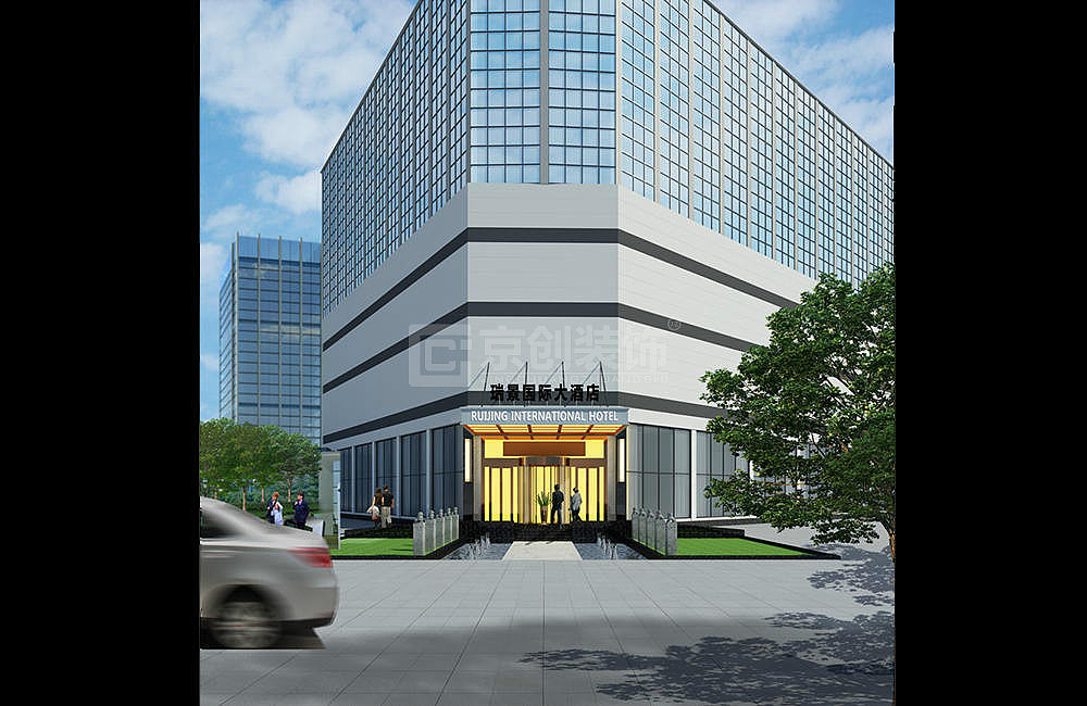 郑州瑞景国际酒店装修设计案例效果图赏析京创装饰公司