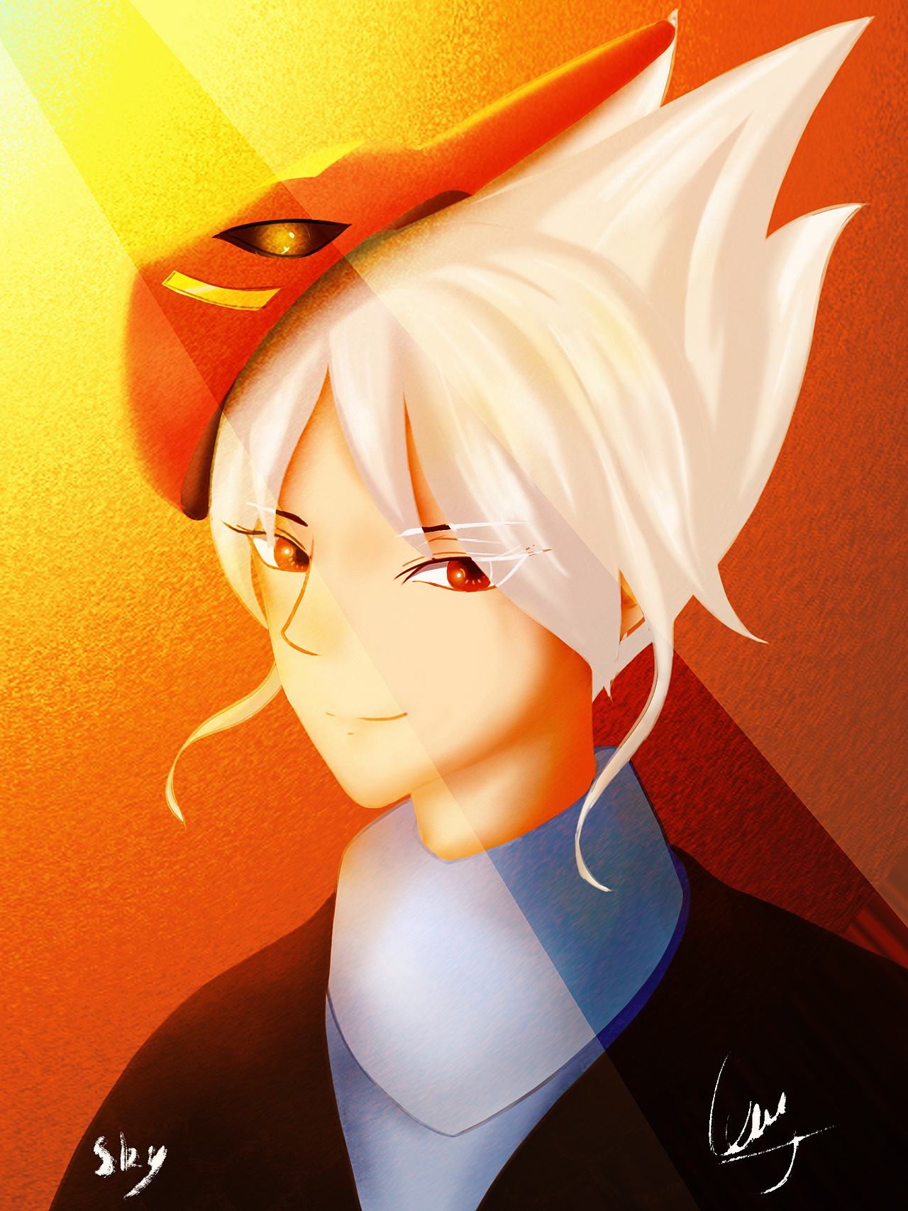 光遇sky——卡卡西（图ZMjMxMjU3NDcy） - 创作习作 - 站酷设计师靈丘岳原创素材 - 站酷ZCOOL