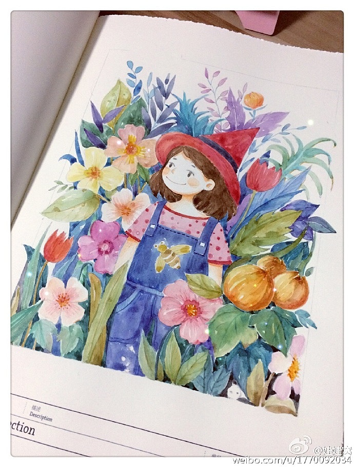 戴红帽子的女孩