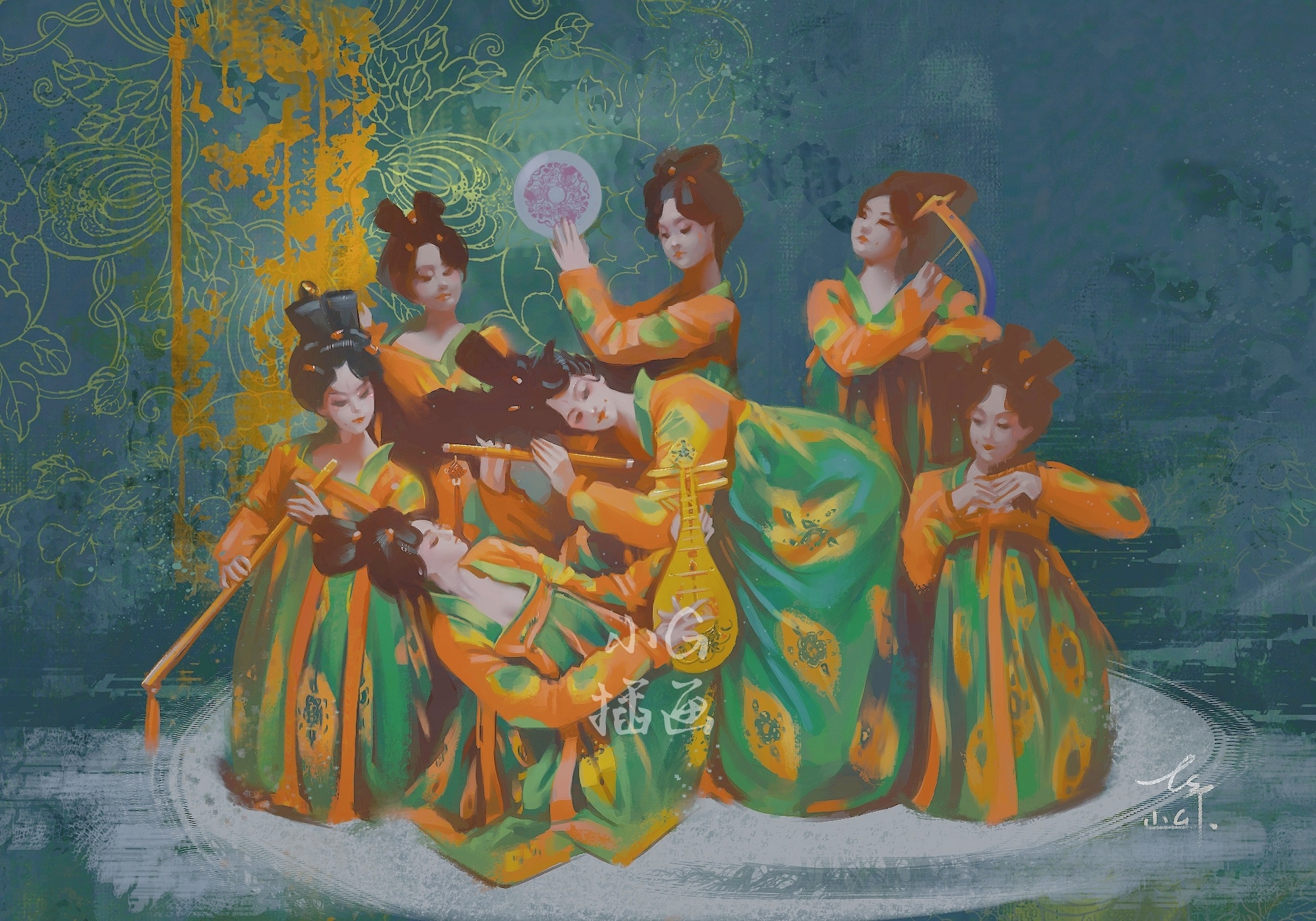 唐宫夜宴(付过程)