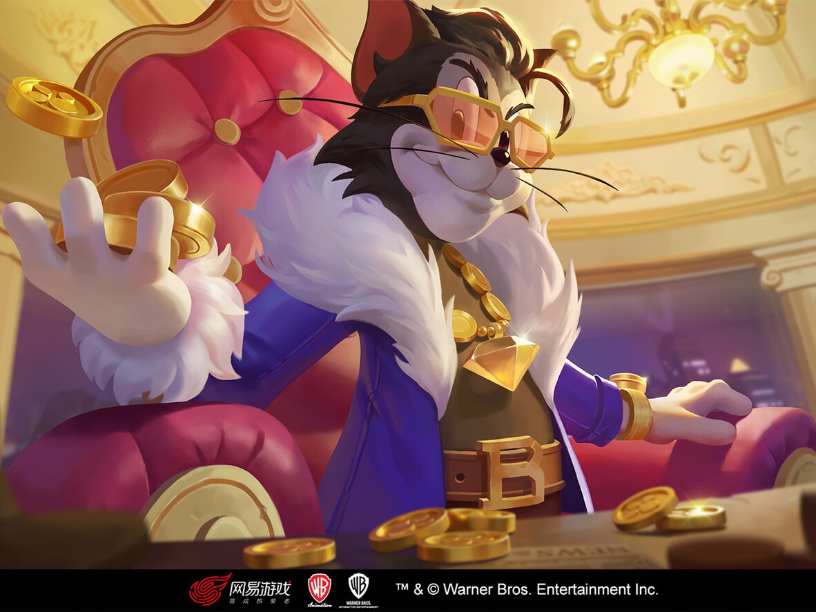 猫和老鼠-布奇民间土豪皮肤插画