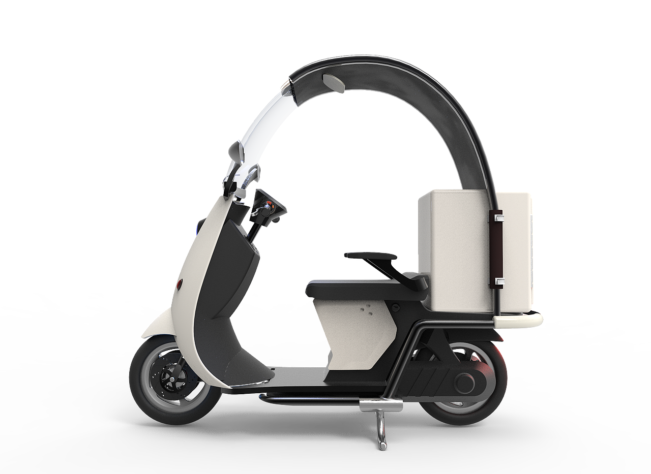 课程作业外卖小哥电动车设计