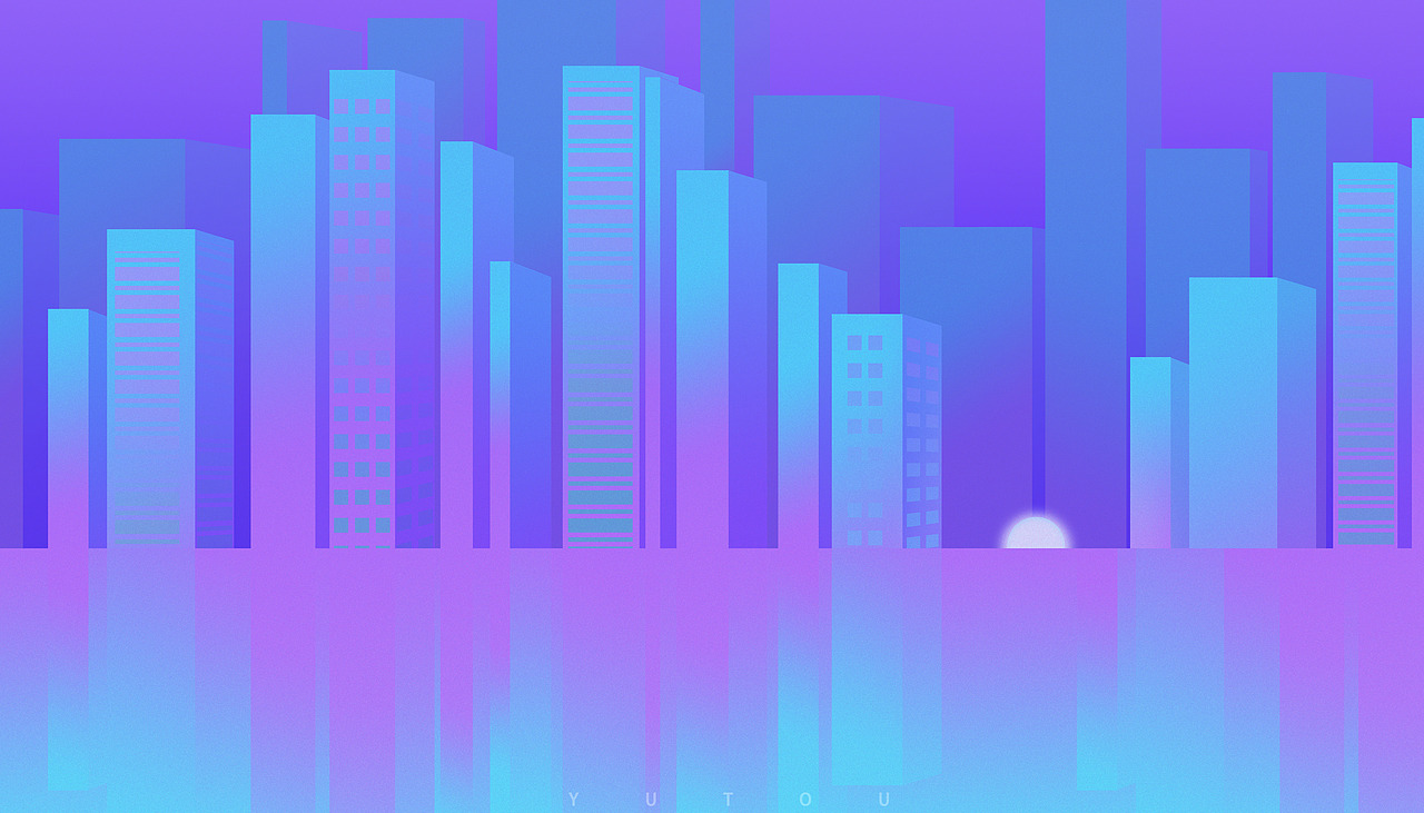 微蒸汽 城市景观插画（图ZMjY3MTUxMjI0） - 创作习作 - 站酷设计师芋头舟原创素材 - 站酷ZCOOL