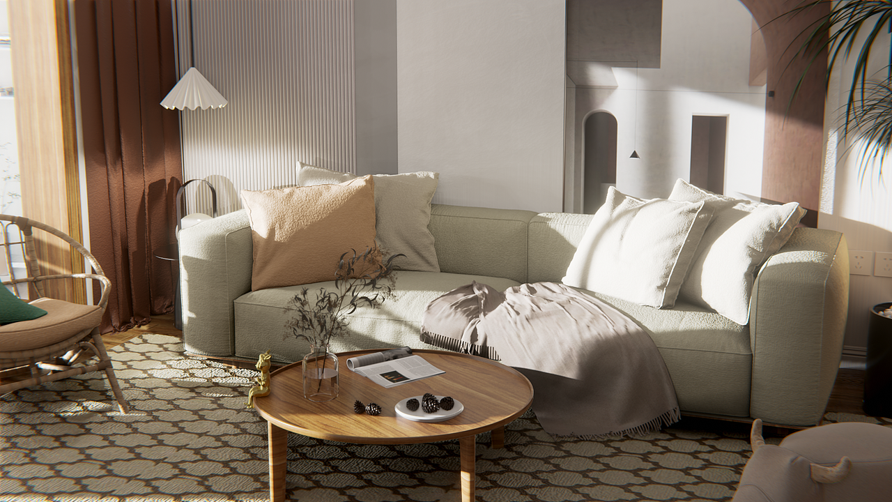 室内渲染——个人练习（图ZMzQ0MzA4MTUy） - 建筑/空间 - 站酷设计师du渡鸟原创素材 - 站酷ZCOOL