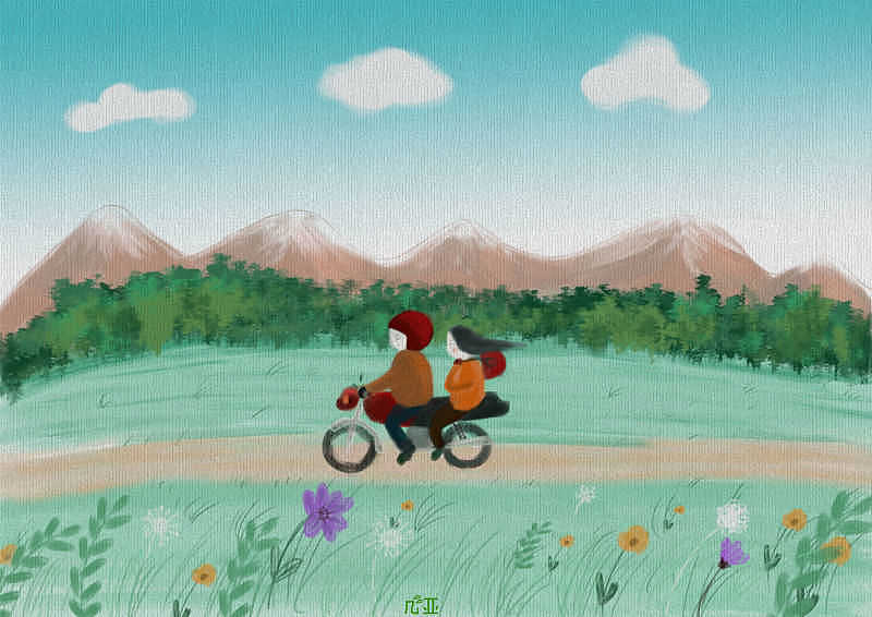 穿过原野的春天-《我的阿勒泰》