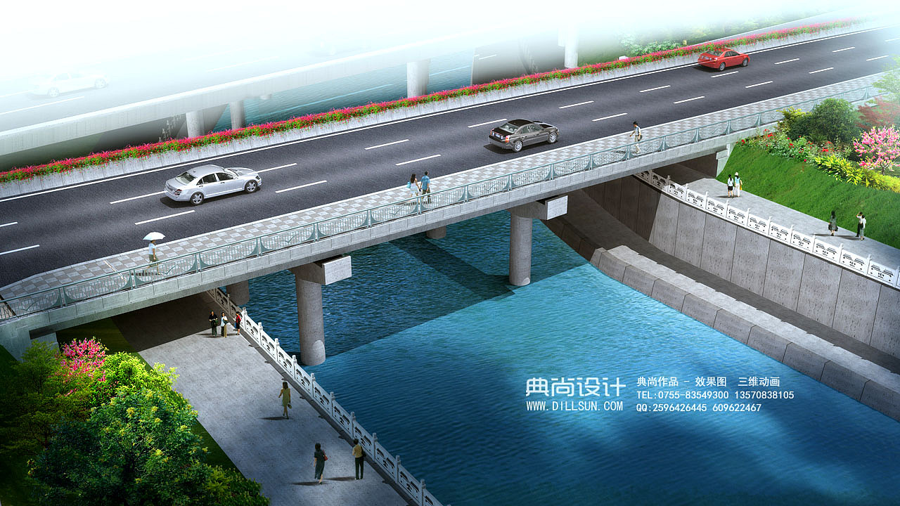 桥梁设计效果图 3