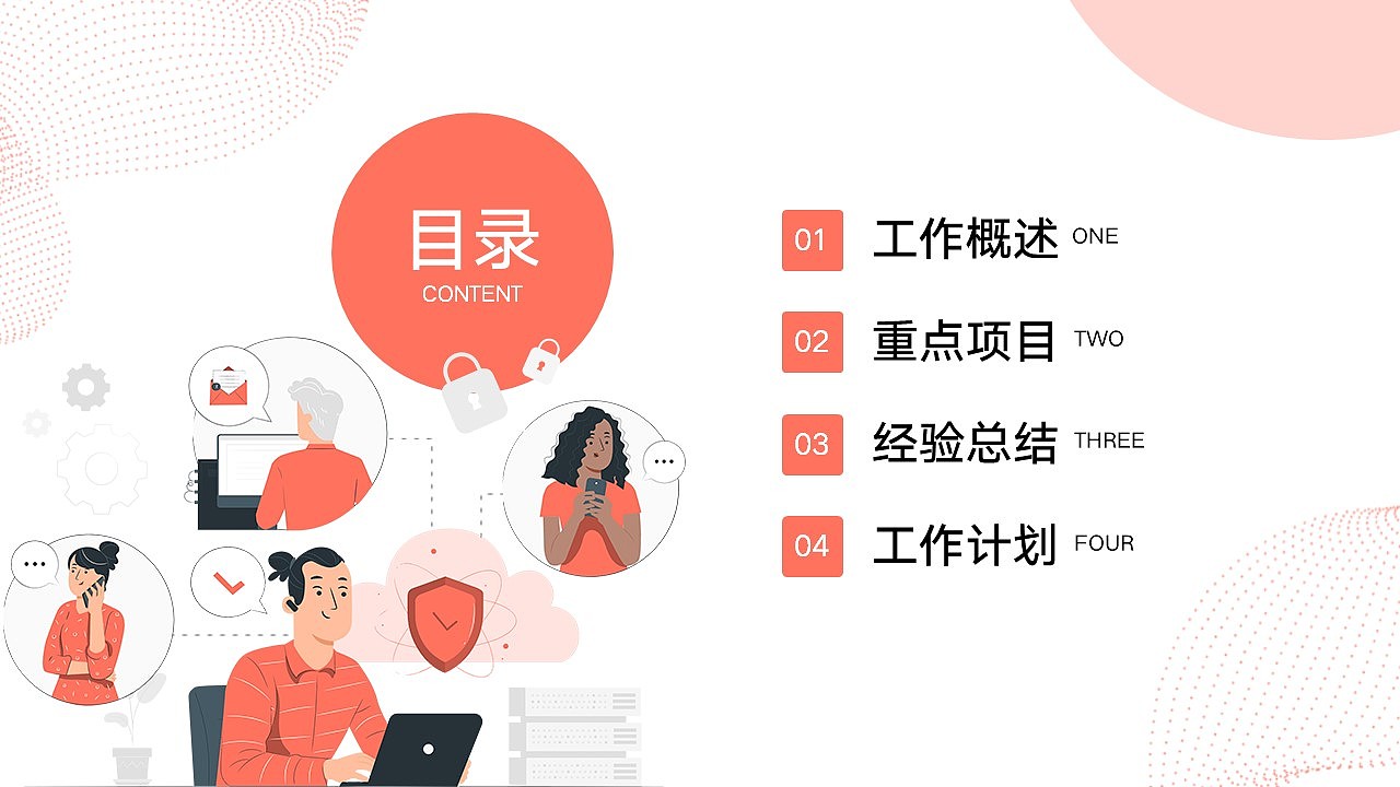 免费PPT模板!电商互联网工作总结PPT!