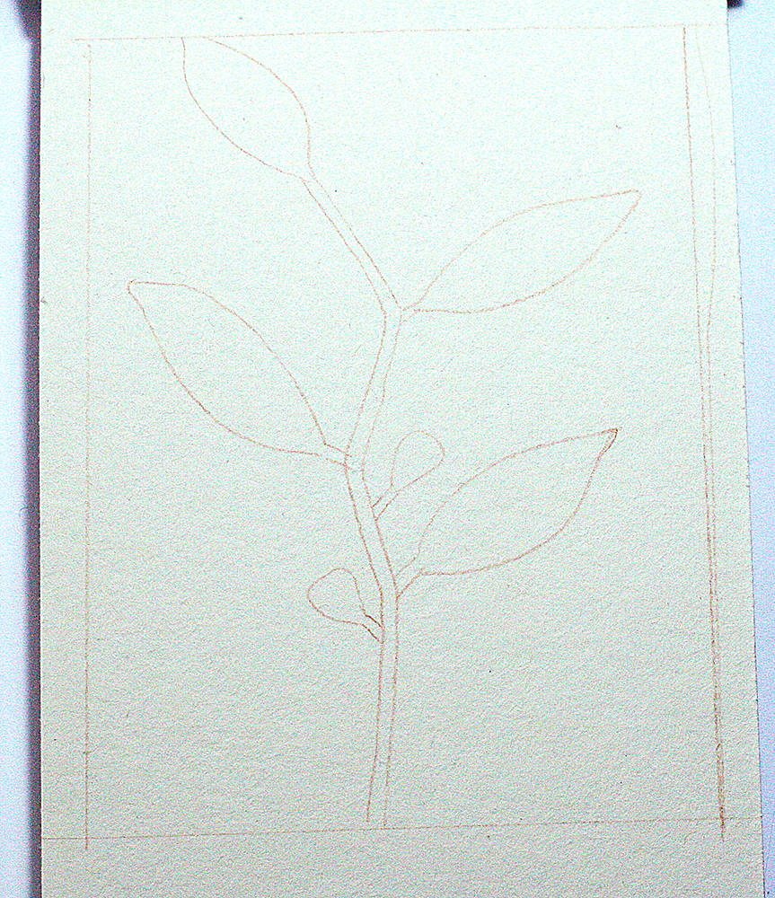 线稿+水彩过程，简单出效果的小花束是最能勾起画画的欲望（图ZNDg3MDEwMDQ=） - 艺术插画 - 站酷设计师Mrs_Candy田原创素材 - 站酷ZCOOL