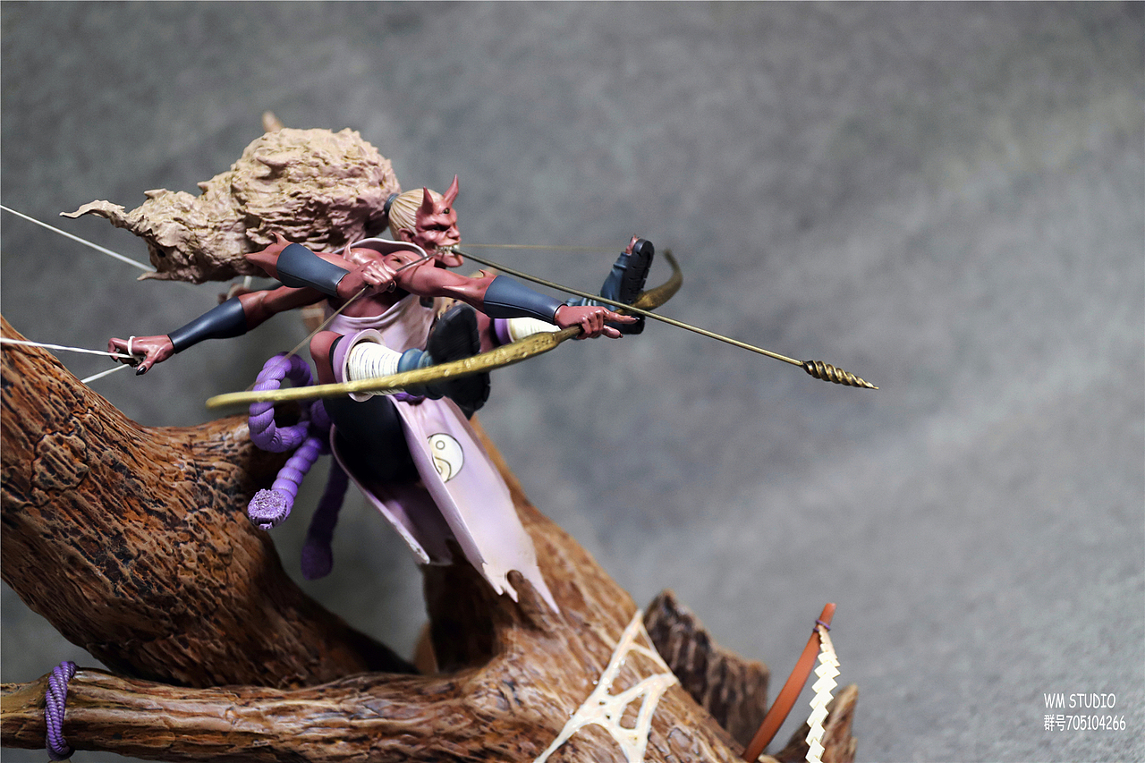 蜘蛛战弓·凄裂-鬼童丸第三形态GK雕像