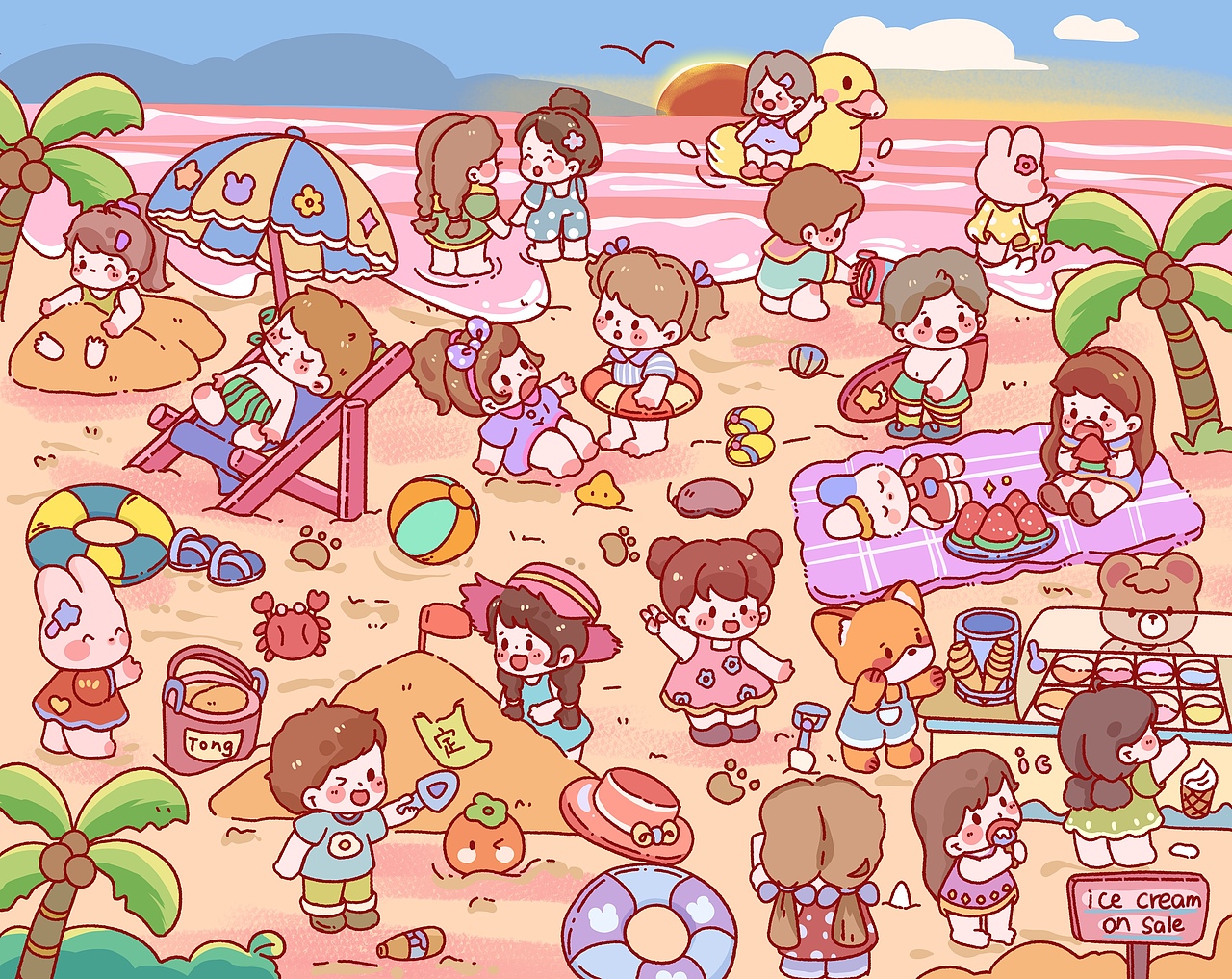 与插画的一些小故事❤️