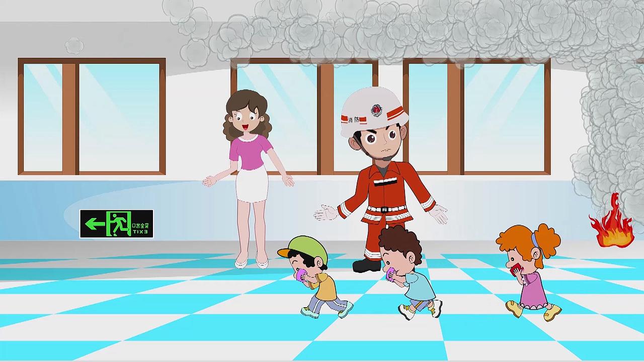 《防灾减灾警示教育公益动画》之校园防火（图ZMTI5NjM4NzUy） - 中/长篇漫画 - 站酷设计师西宁镜韵文化传媒原创素材 - 站酷ZCOOL