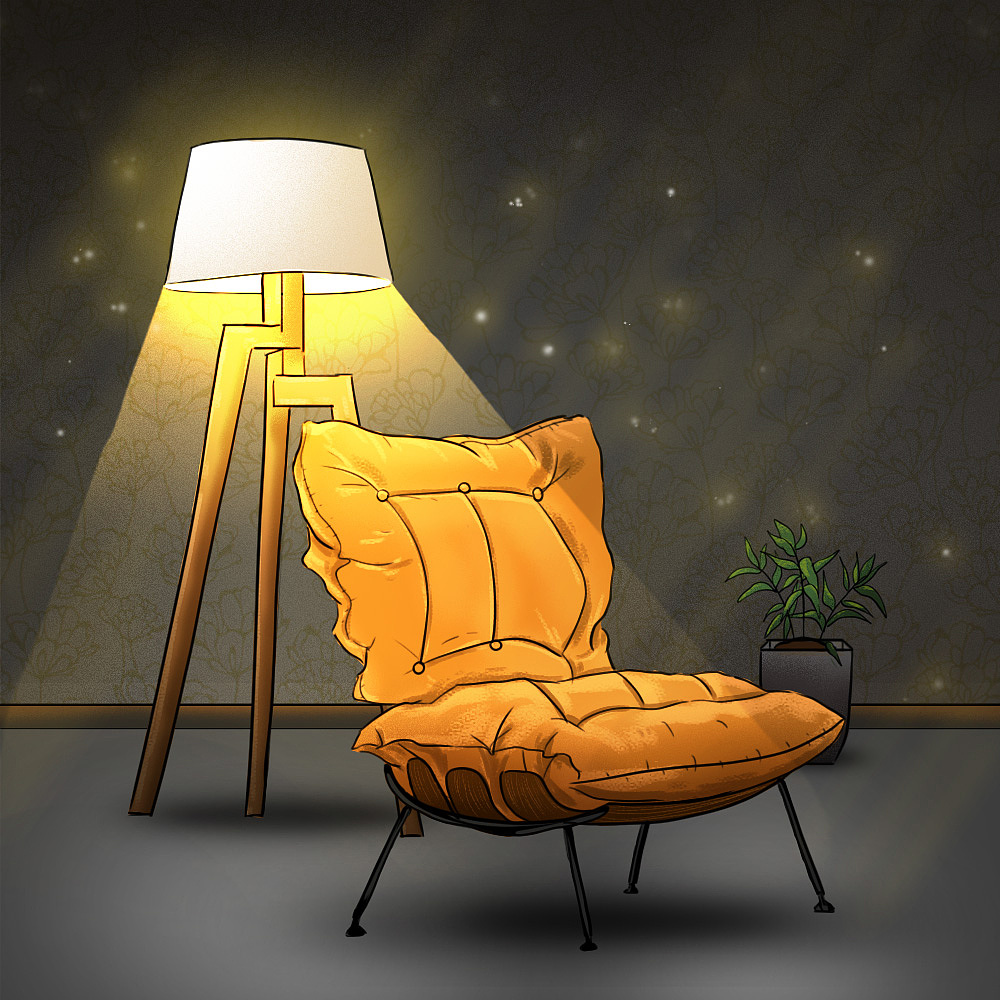 夜晚的灯光|插画|创作习作|一只小丽宝 - 原创作品 - 站酷 (zcool)