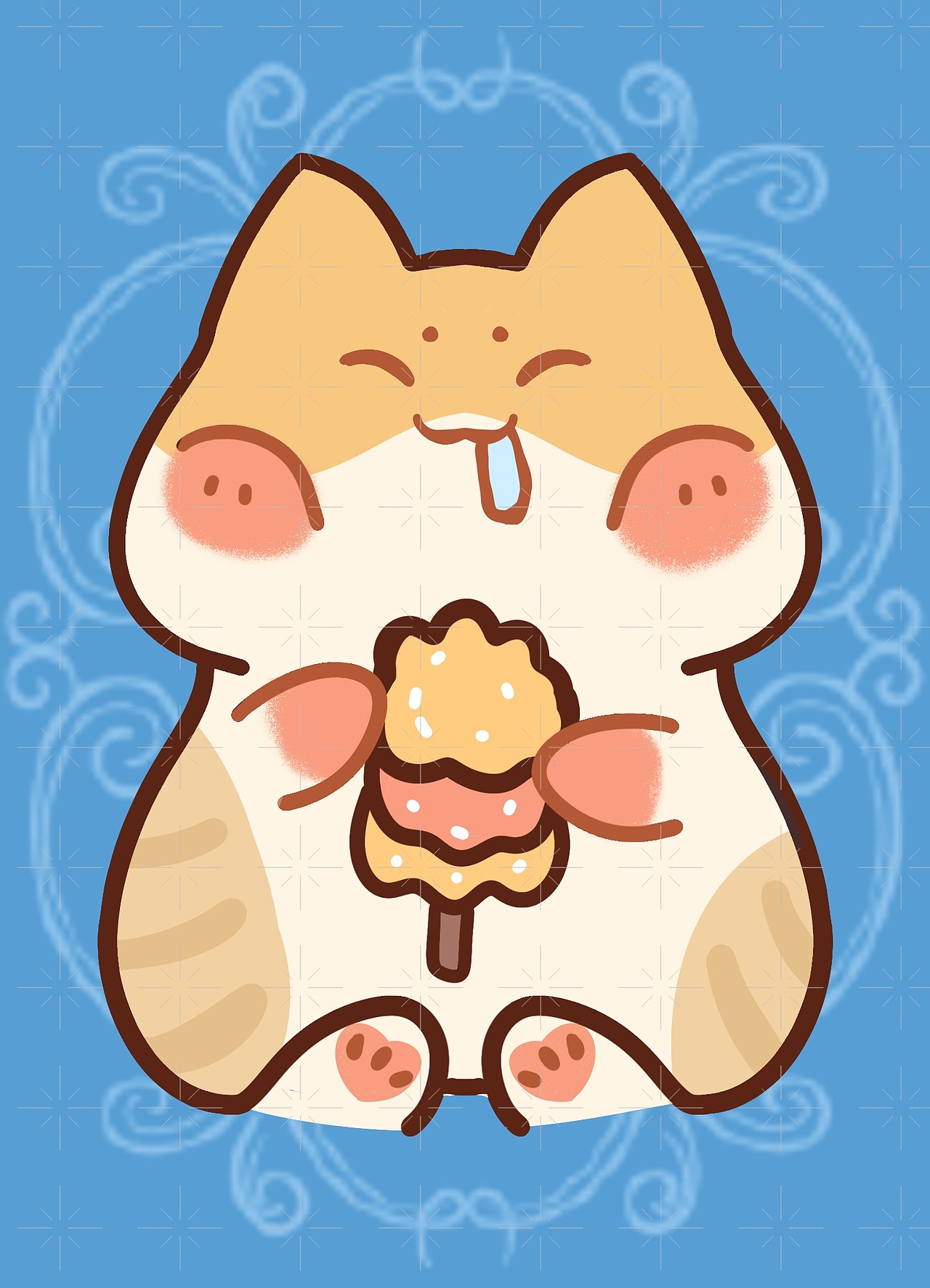 猫咪快餐店食物插画Ip设计（图ZMzgzNTg3ODE2） - 商业插画 - 站酷设计师竹子呐呐原创素材 - 站酷ZCOOL