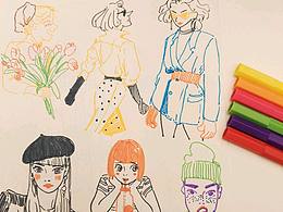 人生的意义在于快乐画画!速写day61-70总结