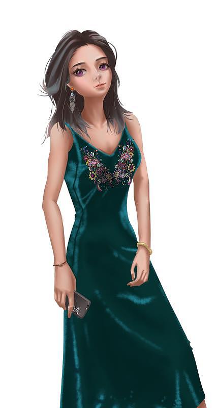 插画 漫画 卡通 手绘 美女（图ZMTg3MDYyNDM2） - 商业插画 - 站酷设计师z君是大美妞原创素材 - 站酷ZCOOL