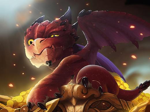 紅龍寶寶（個(gè)人主頁(yè)-ZNDY0NzIxNjQ=） - 游戲原畫(huà) - 站酷設(shè)計(jì)師大鼻子洛克13原創(chuàng)素材 - 站酷ZCOOL