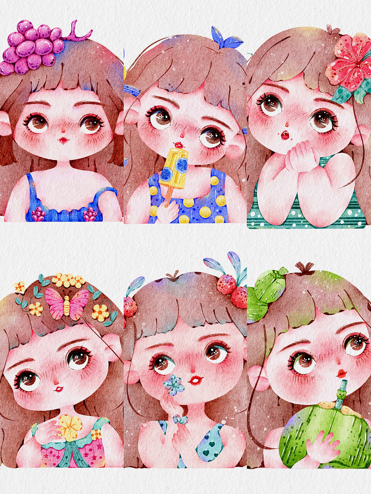 大眼萌娃头像系列