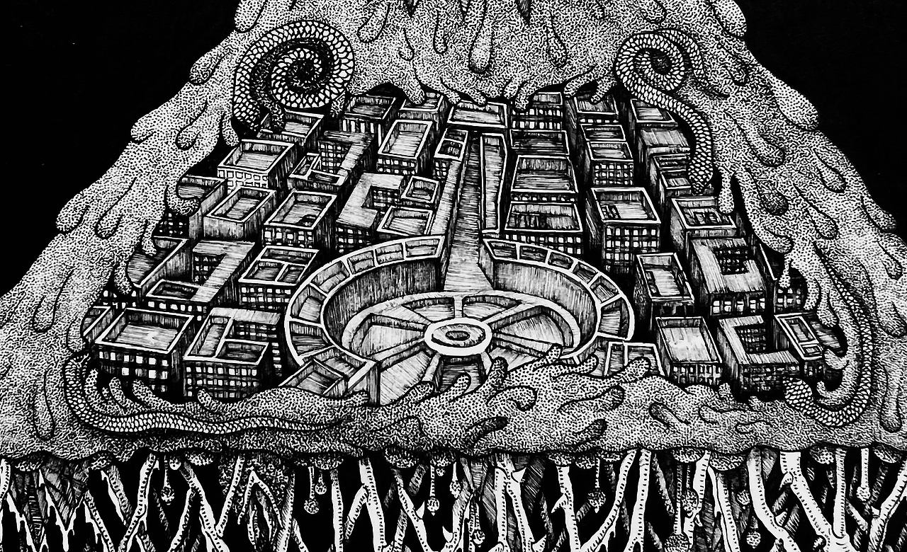 《娱乐至死》（图ZMjk3NTQ1MjA4） - 艺术插画 - 站酷设计师IntersoulFNO原创素材 - 站酷ZCOOL