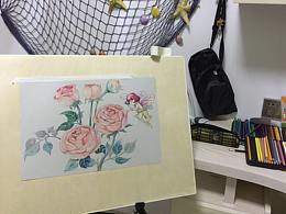 每日一画-花与仙子