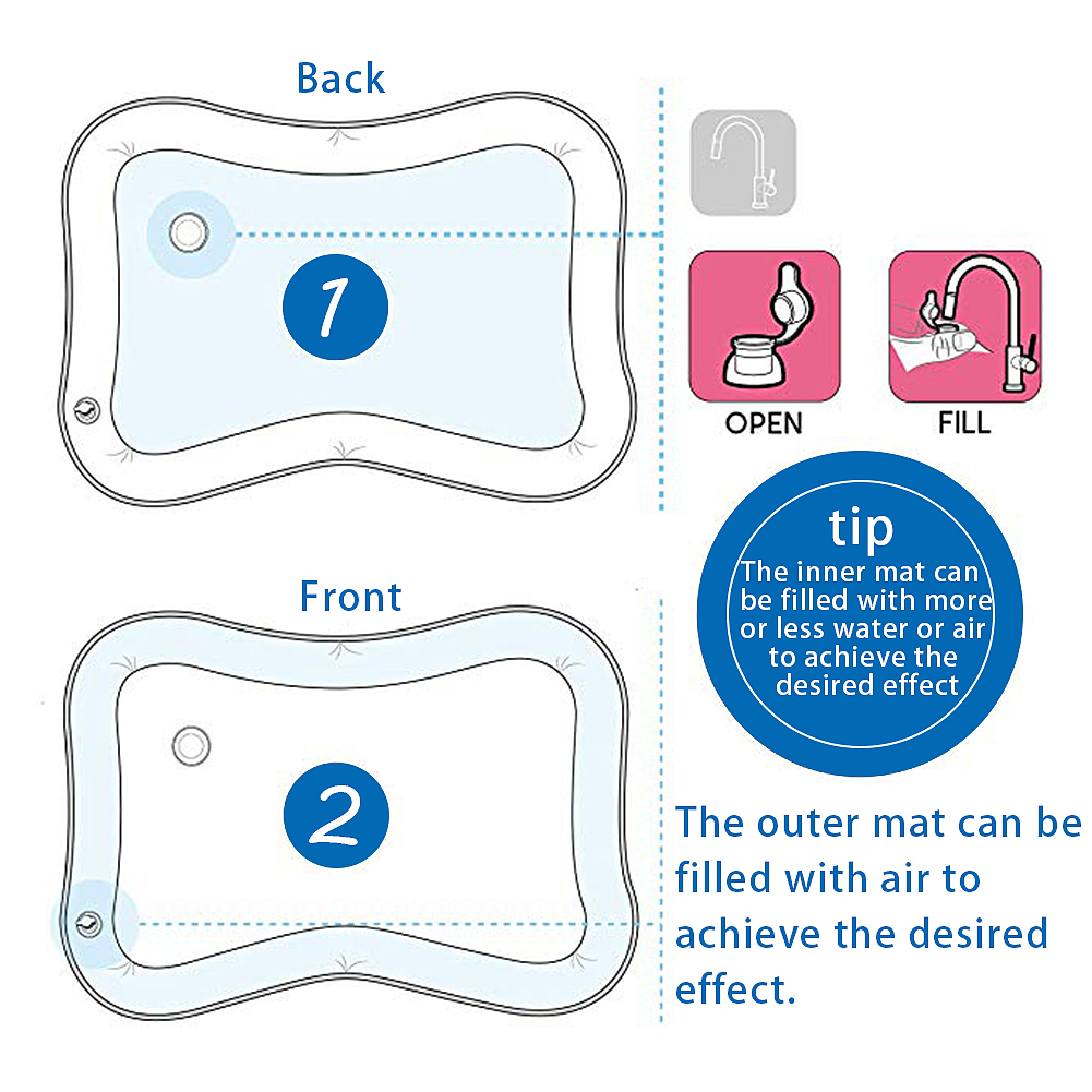 儿童充气水垫 Inflatable water mat