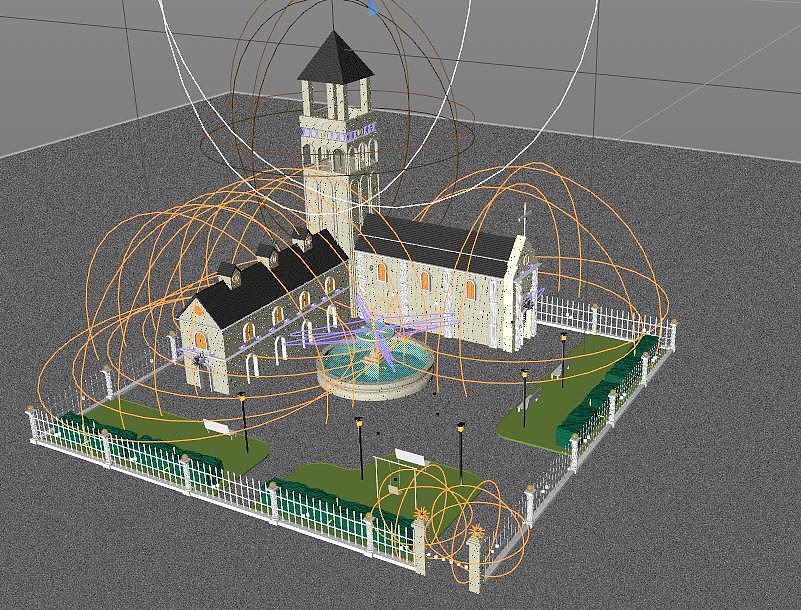 C4D基础工具练习 小房子建模