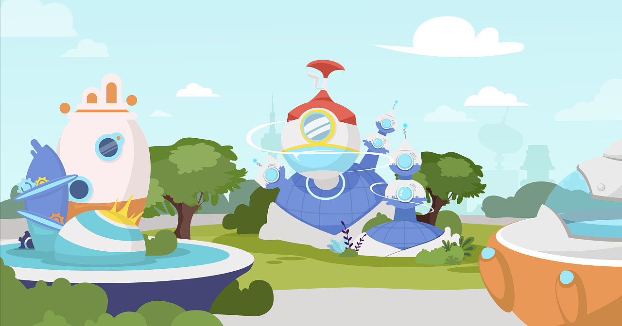 户外场景插画|插画|商业插画|椰耶也烨 - 原创作品 - 站酷 (zcool)