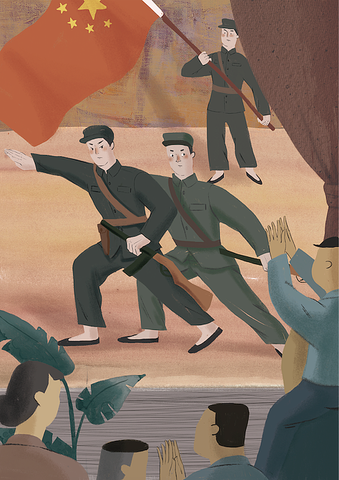 《红蚂蚱绿蚂蚱》（图ZNTk4NDIzMjg=） - 商业插画 - 站酷设计师逆行阿星原创素材 - 站酷ZCOOL