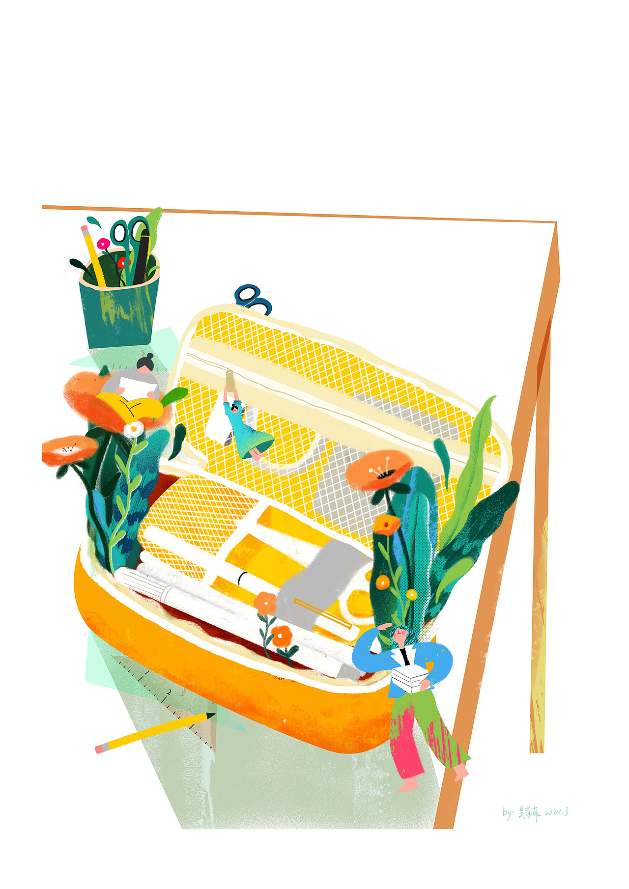 三个小人的异想世界（图ZMjA0Nzc5MDk2） - 创作习作 - 站酷设计师夏梧夏梧原创素材 - 站酷ZCOOL