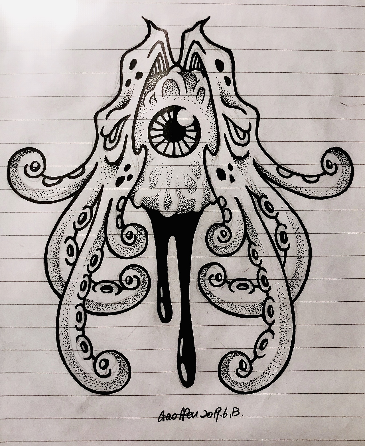 一些中性笔习作