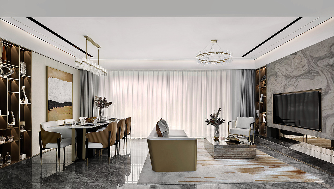 德沐设计现代样板房