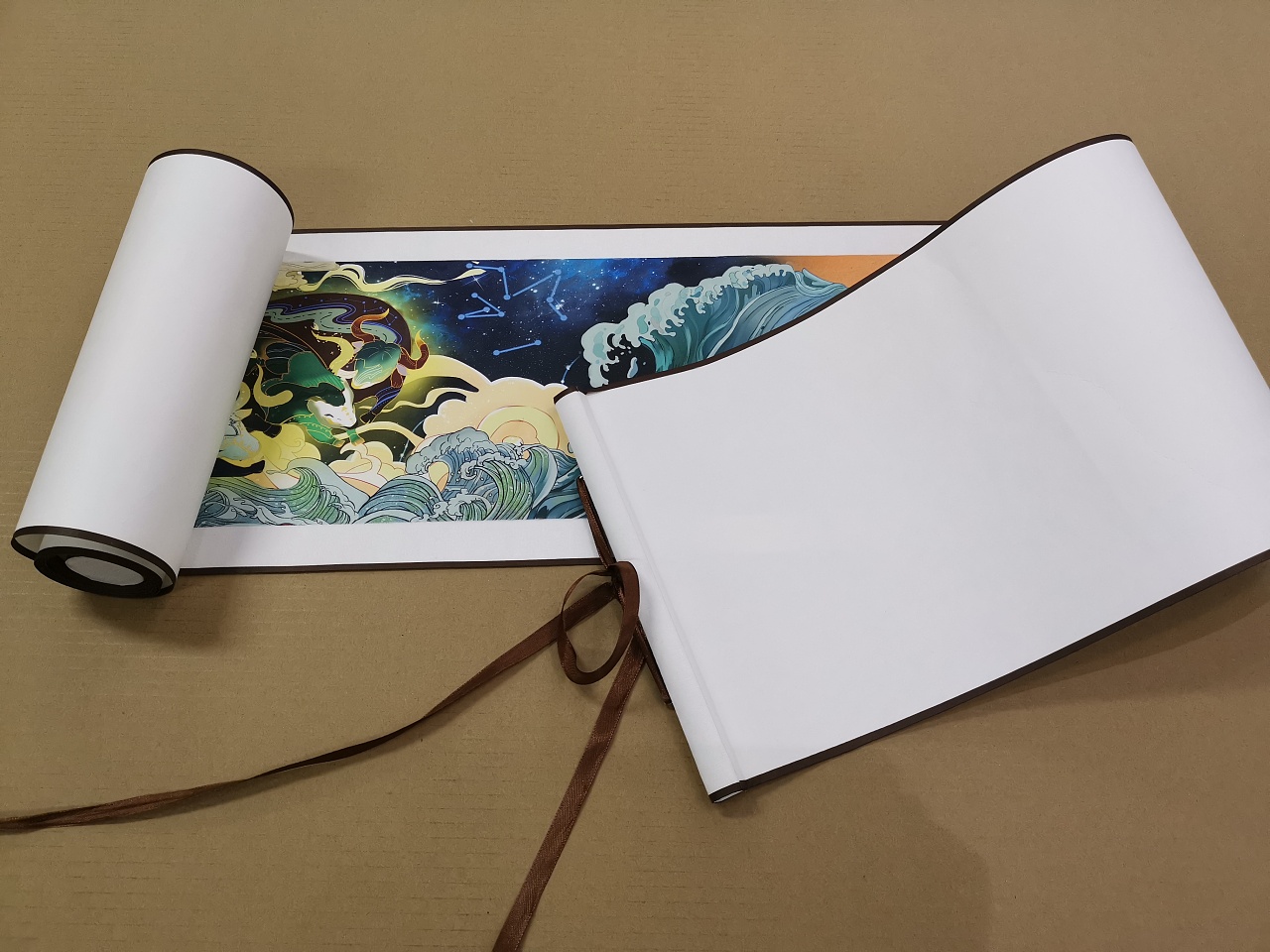 毕业创作卷轴制作