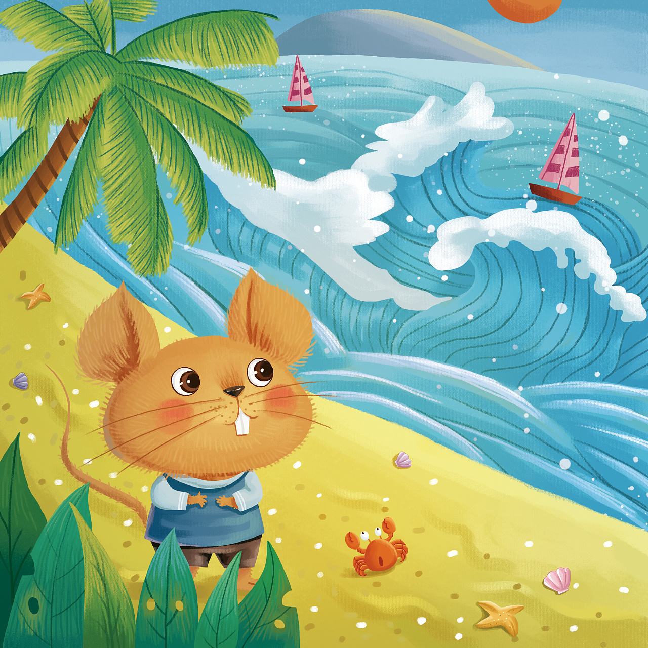 小老鼠|插画|商业插画|凤兮520 - 原创作品 - 站酷 (zcool)