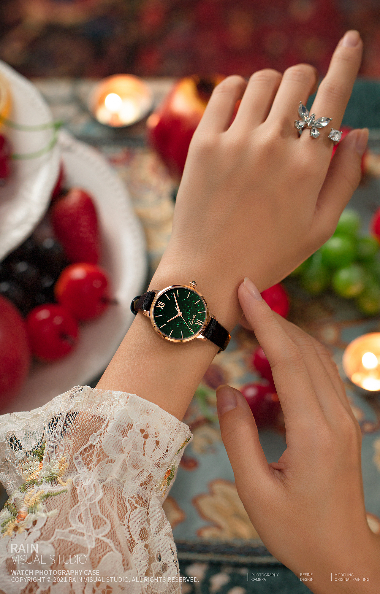 女表拍摄 手表模特图 手表拍摄 手模场景拍摄 女表手模（图ZMjgxOTUyMTE2） - 产品摄影 - 站酷设计师RAIN视觉原创素材 - 站酷ZCOOL