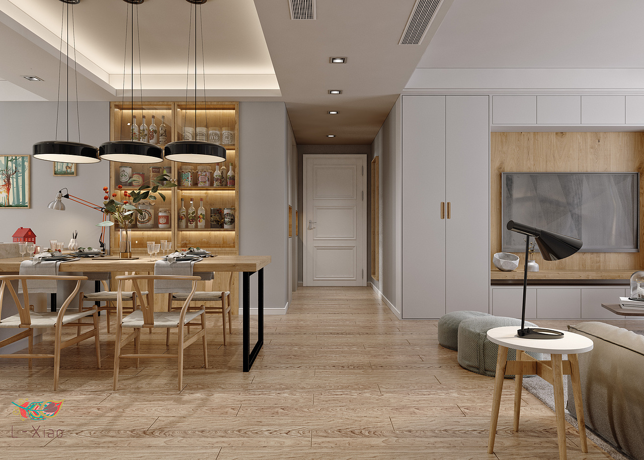 普通住宅空间（图ZODk3MjM2MjA=） - 家装设计 - 站酷设计师L一Xiao原创素材 - 站酷ZCOOL