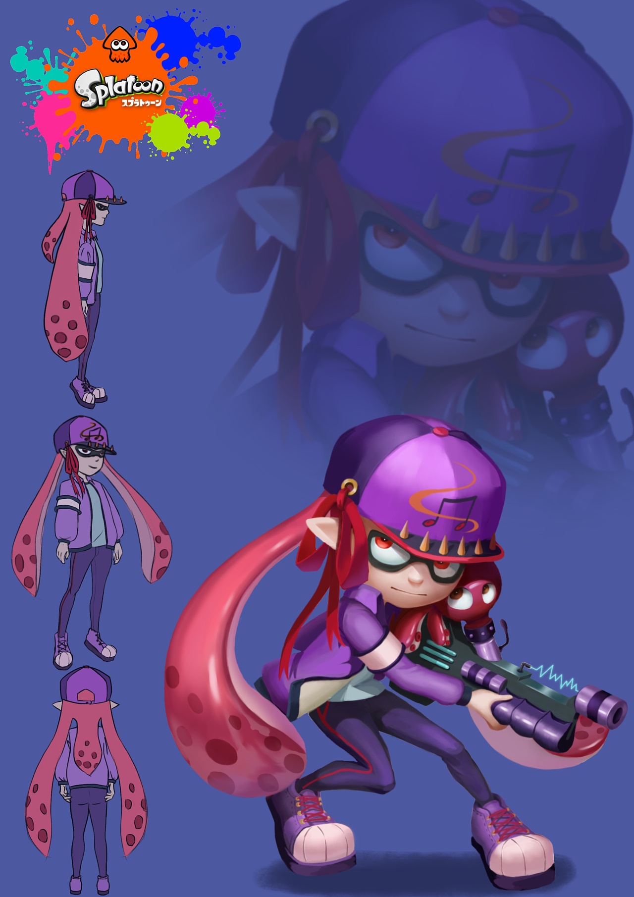 喷射战士游戏同人角色设定