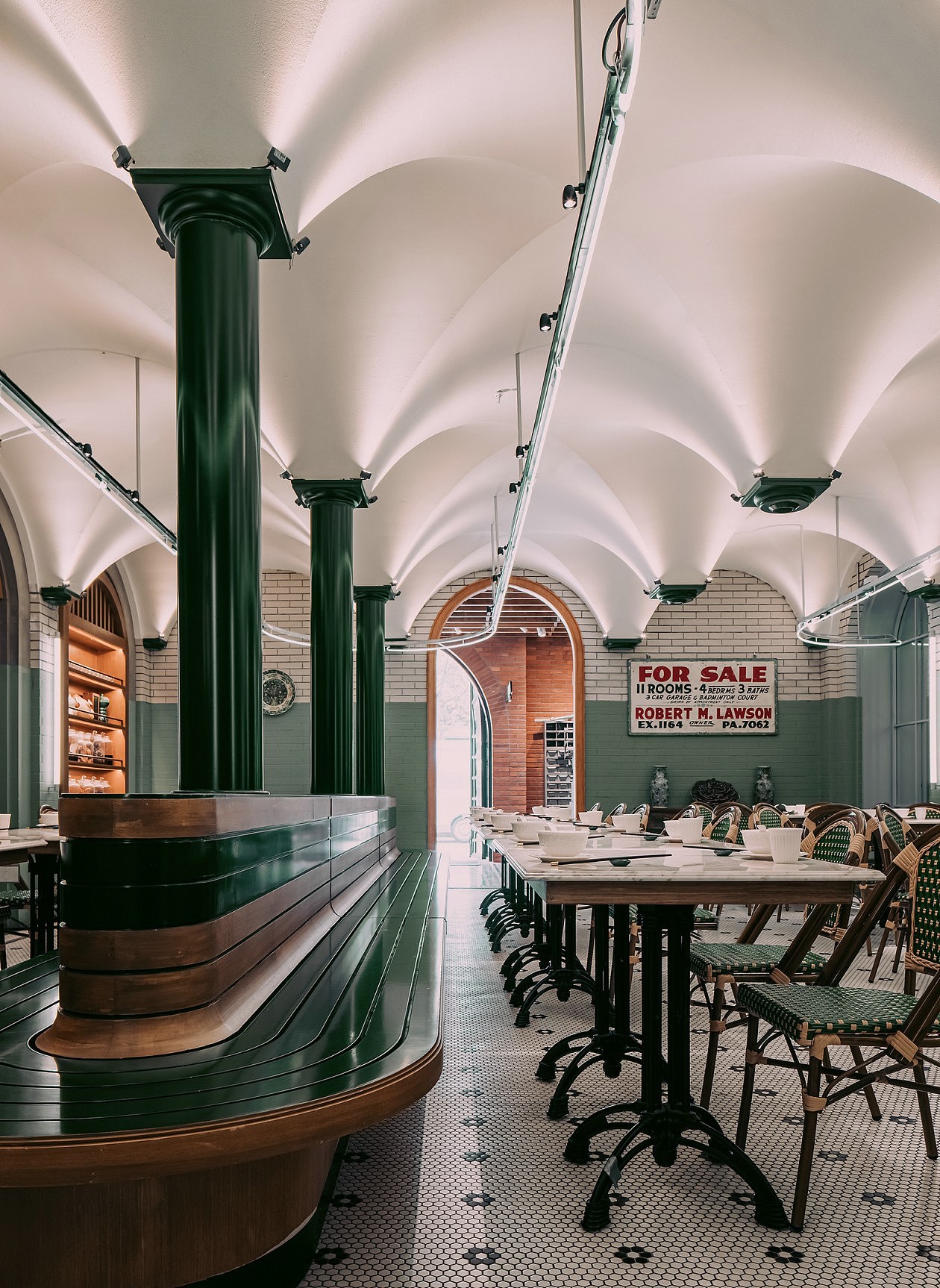 复古风餐厅|空间|商业空间设计|a空间设计_临摹作品-站酷(zcool)