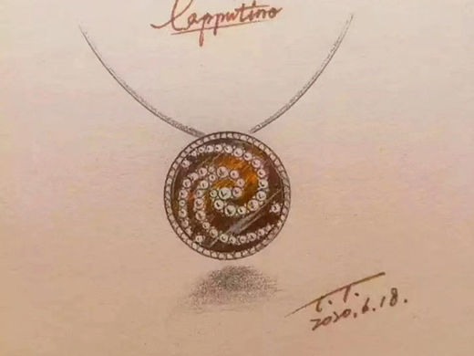 虎眼石项链（个人主页-ZNjIyNDYxMDg=） - 首饰设计 - 站酷设计师TTJEWELRYSTUDIO原创素材 - 站酷ZCOOL