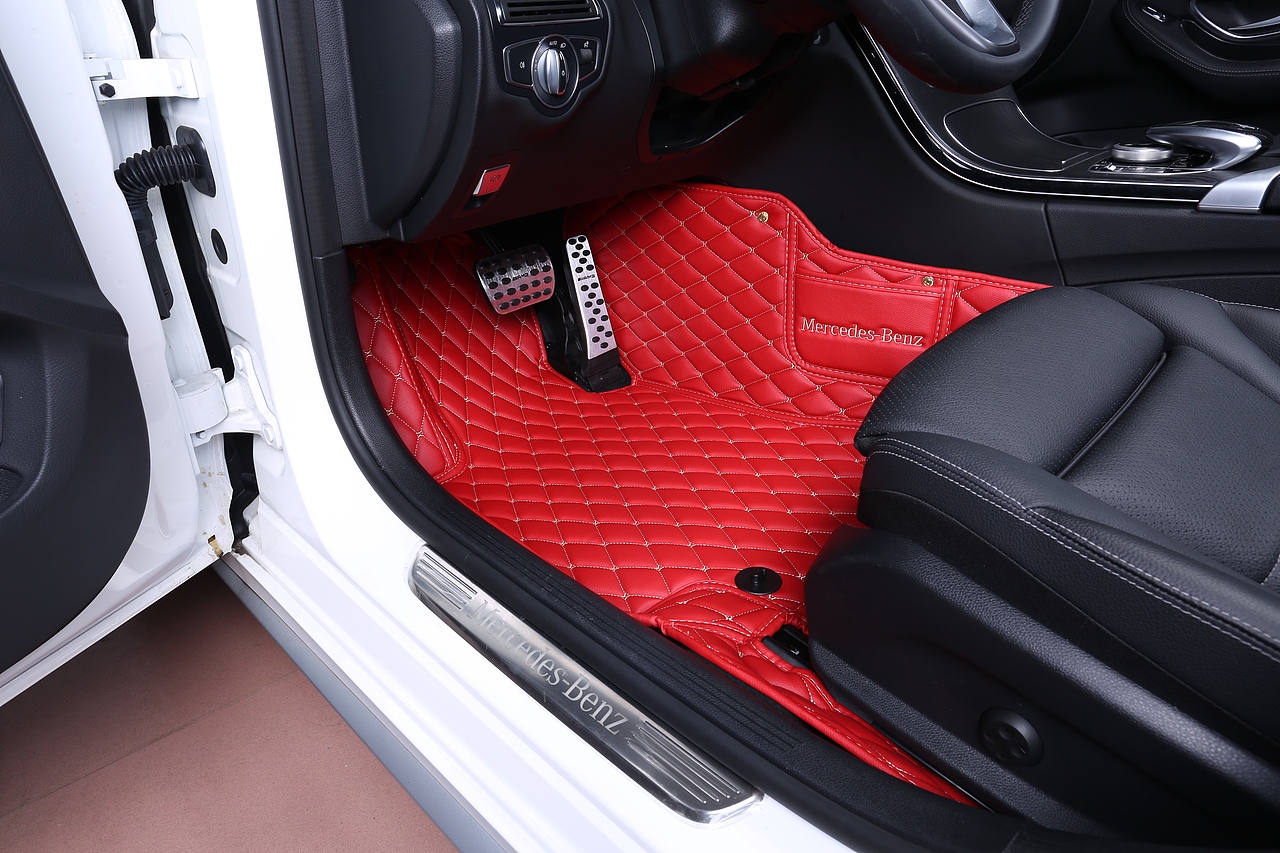 汽车脚垫拍摄 奔驰专用脚垫拍摄 原图无修