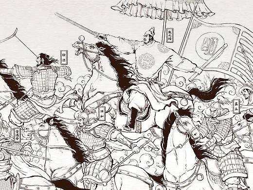 个人创作——《大明卷》全草图