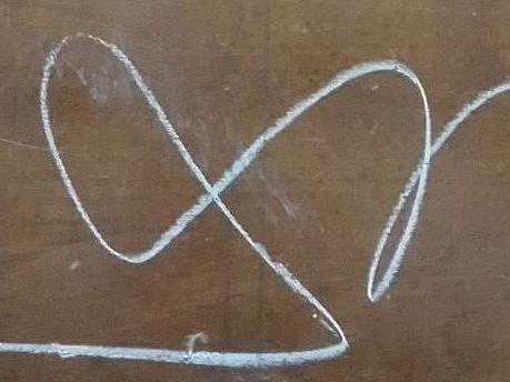 赵丽签名  常规笔法 一笔签名