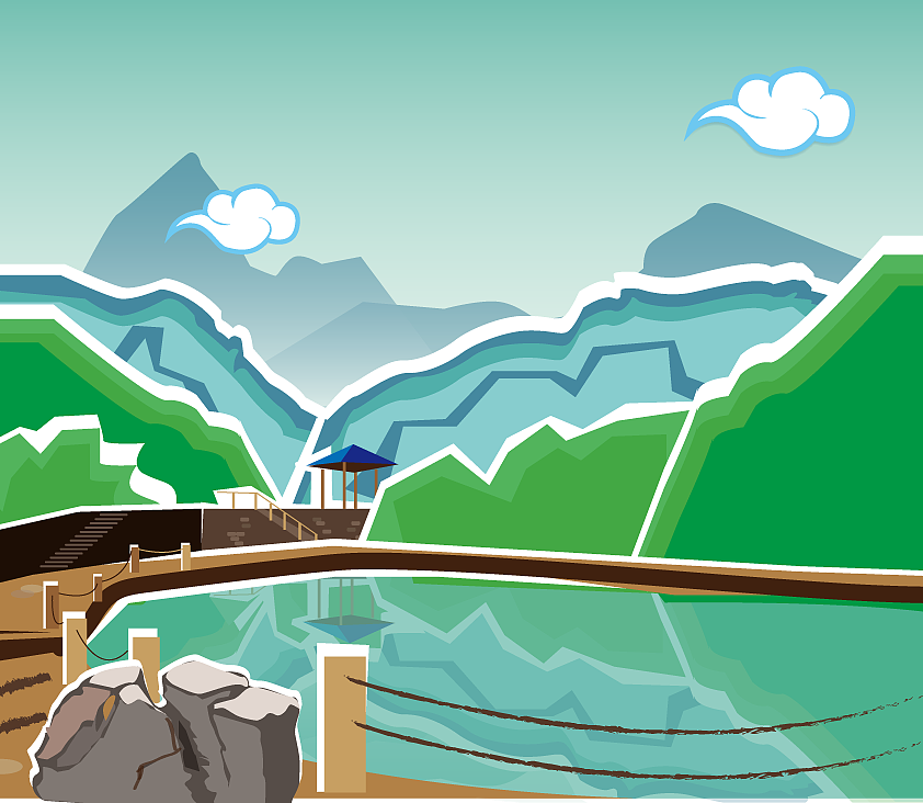 山上的湖（图ZODc2Njk5NDA=） - 创作习作 - 站酷设计师已被审核删除原创素材 - 站酷ZCOOL