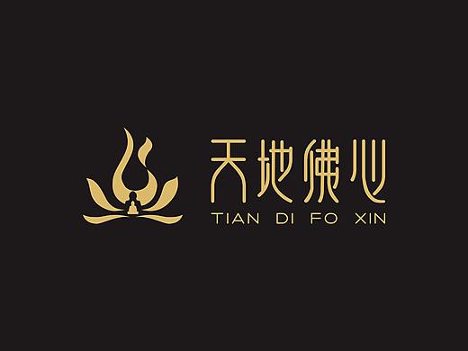 天地佛心logo设计